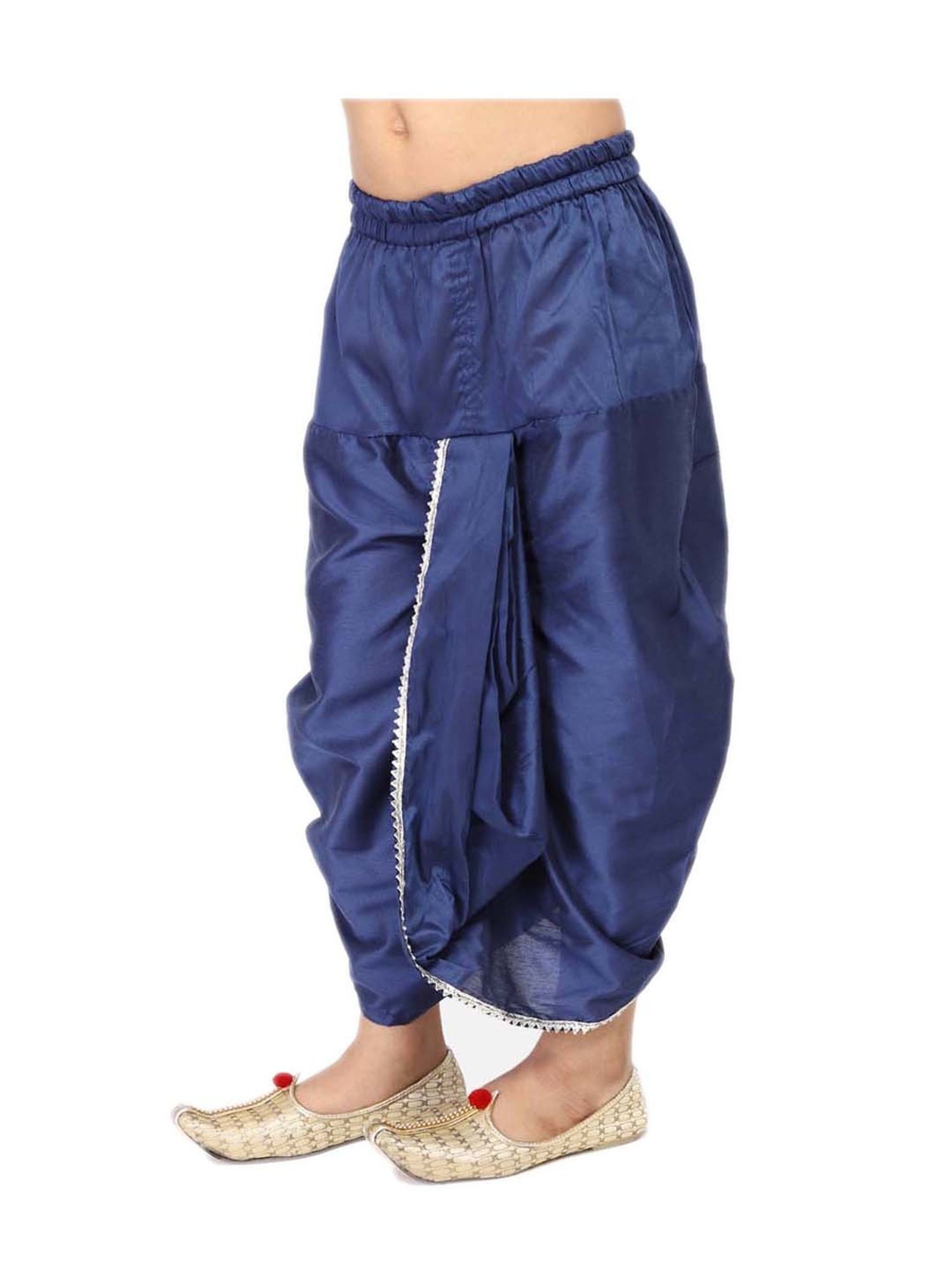 VASTRAMAY Kids Maroon Regular Fit Dhoti