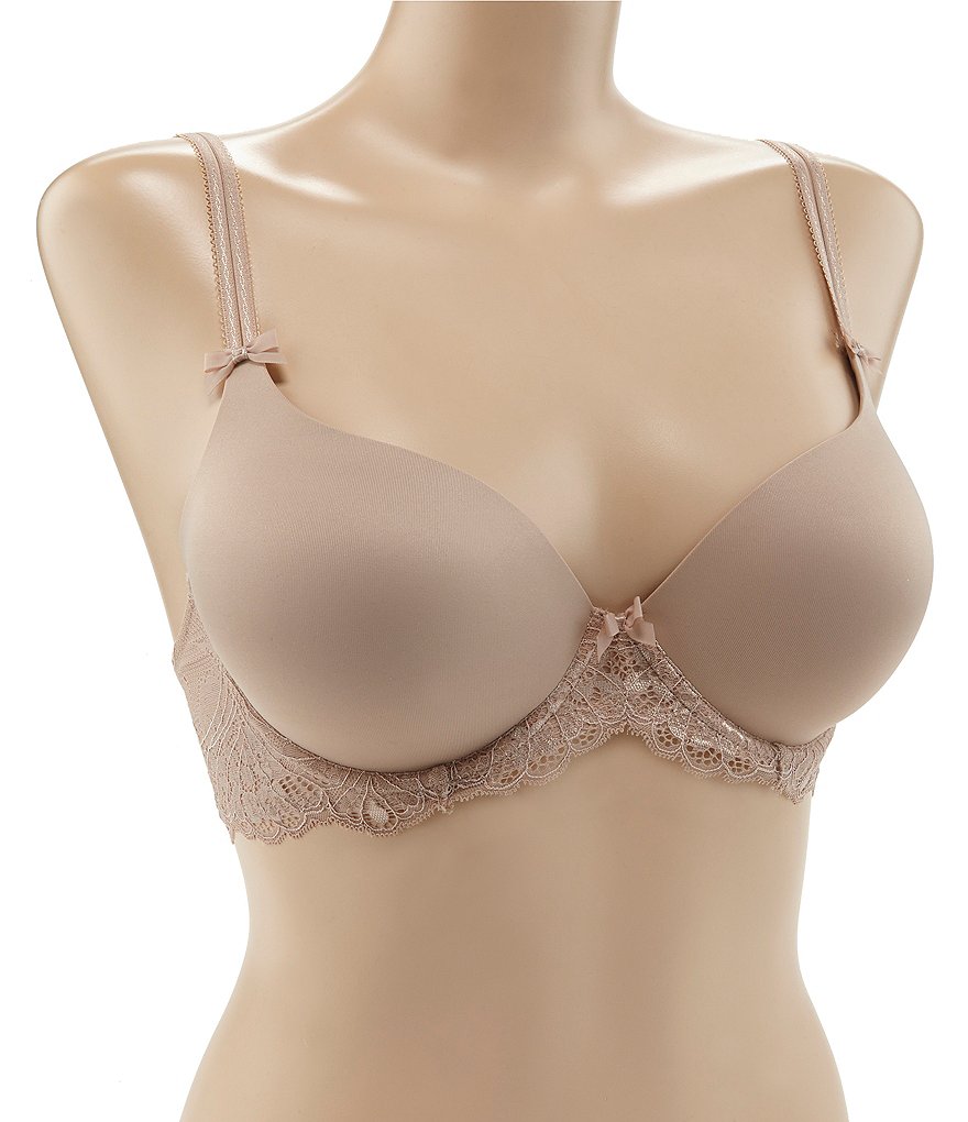 Modern Movement Platinum 3-D Curves Seamless Push-Up T-Shirt Bra