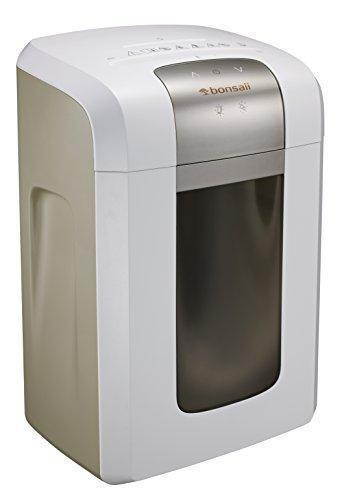 Bonsaii 4S23 8-Sheet Micro-Cut Shredder P-5 Security, Thermal Protection 6 Gallons Wastebasket, 4 Casters with 120 Minutes Running Time