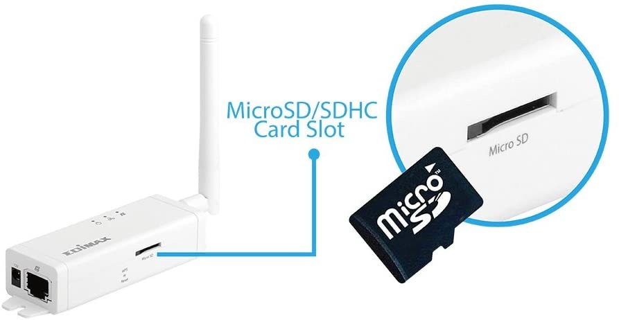 Edimax IC-9110W 720P HD Wi-Fi Mini Outdoor Network Camera with 139-degree Wide Angle View, Supports passive PoE injector