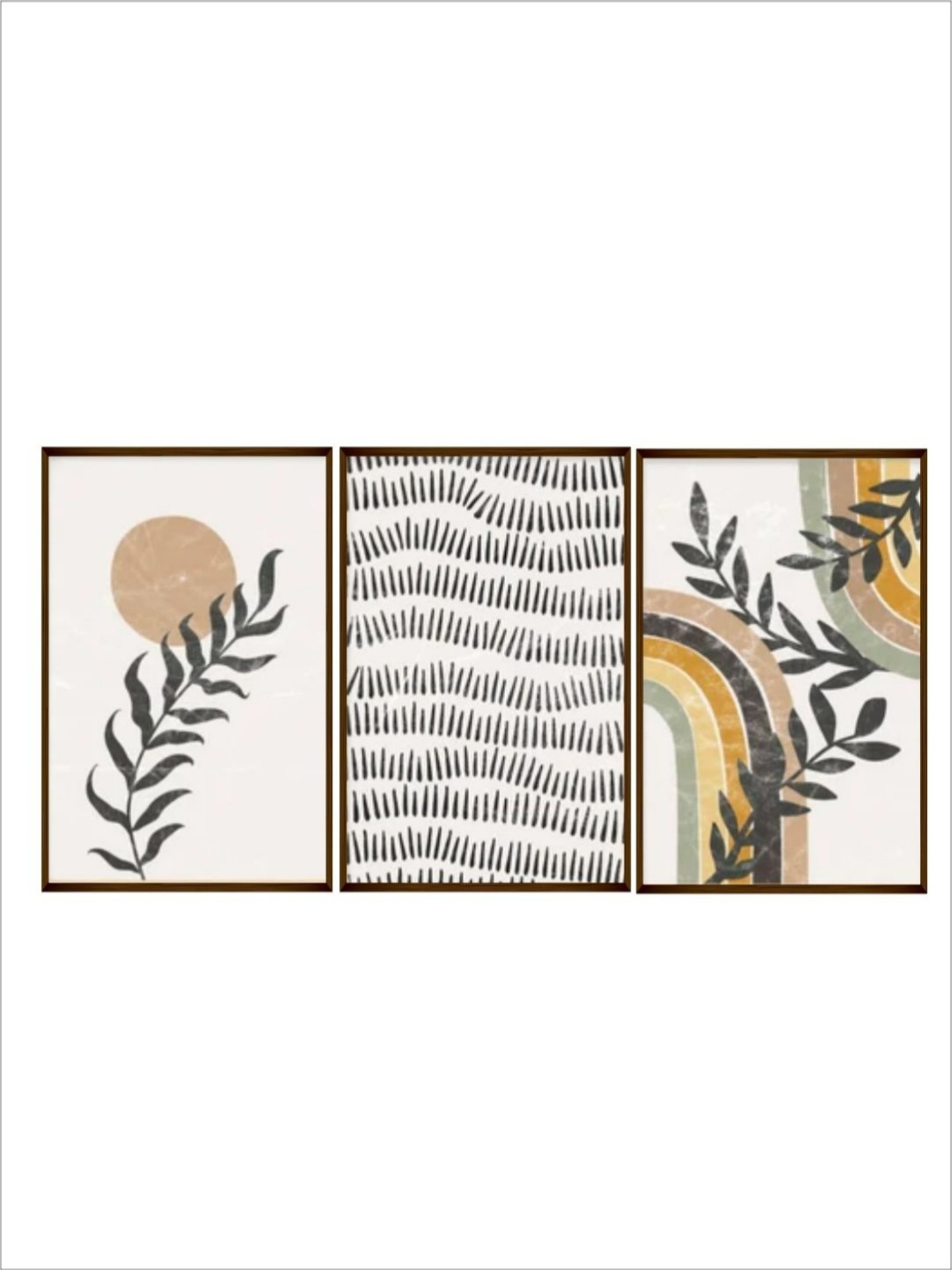 The Art House Abstract Multicolor Canvas Painting