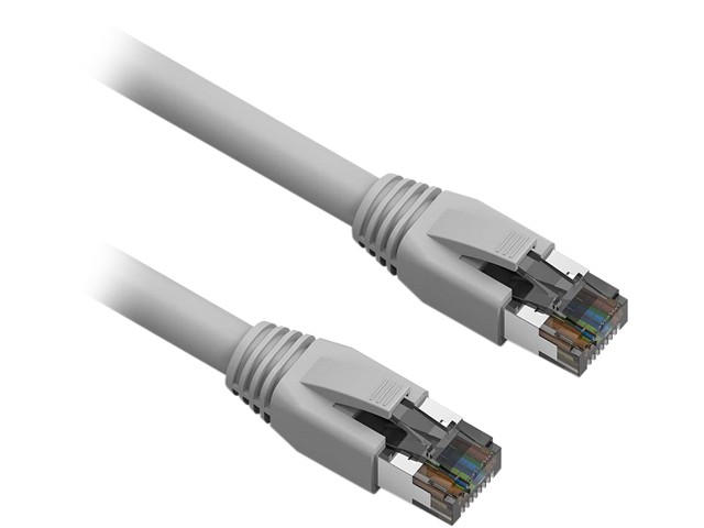 Cat 7 Ethernet Cable 100 ft LAN Cable Internet Network Cord for PS4, Xbox, Router, Modem, Gaming, White Flat Shielded 10 Gigabit RJ45 High Speed Computer Patch Wire.