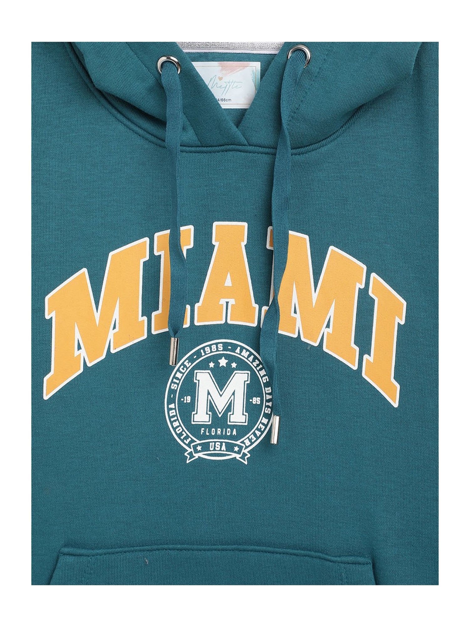 METTLE Kids Blue Printed Full Sleeves Sweatshirt