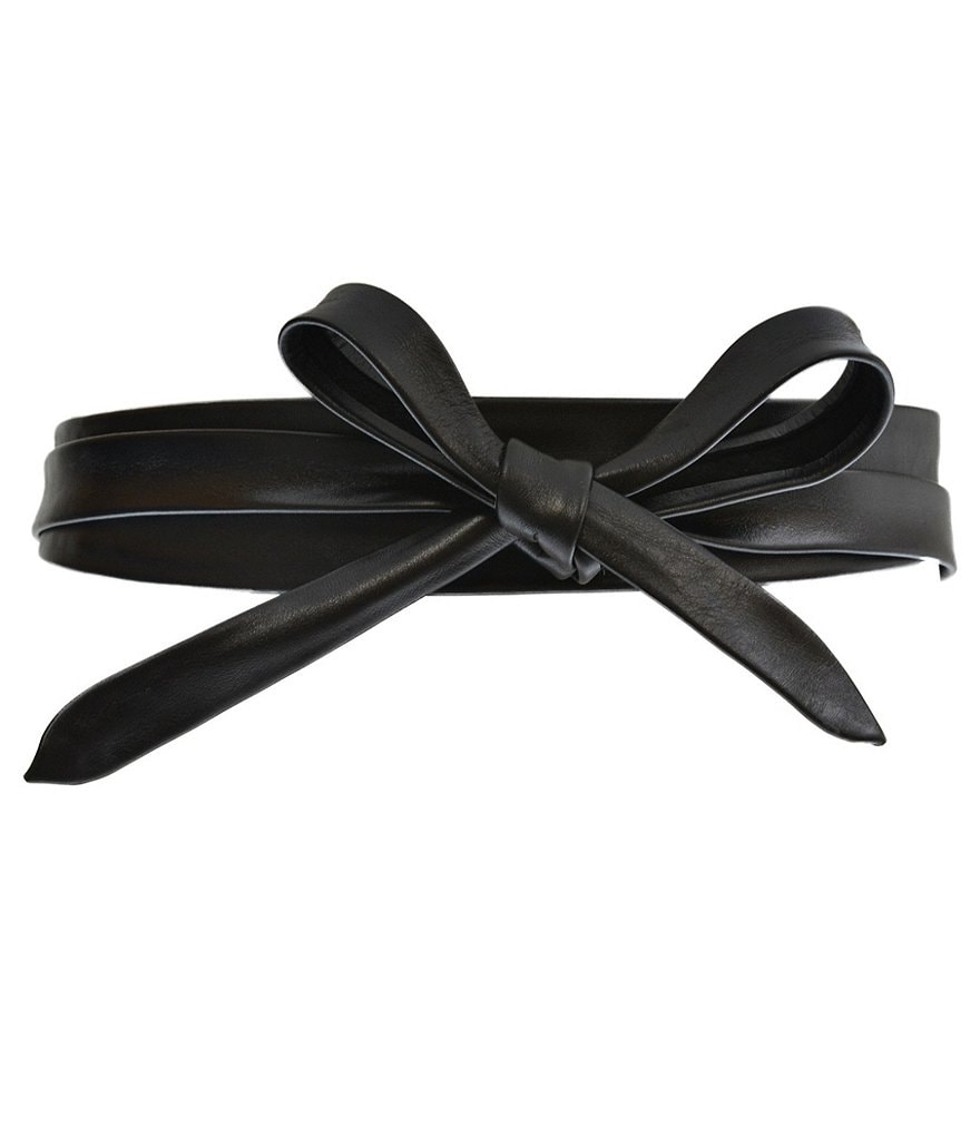 ADA 2#double; Midi Leather Wrap Belt