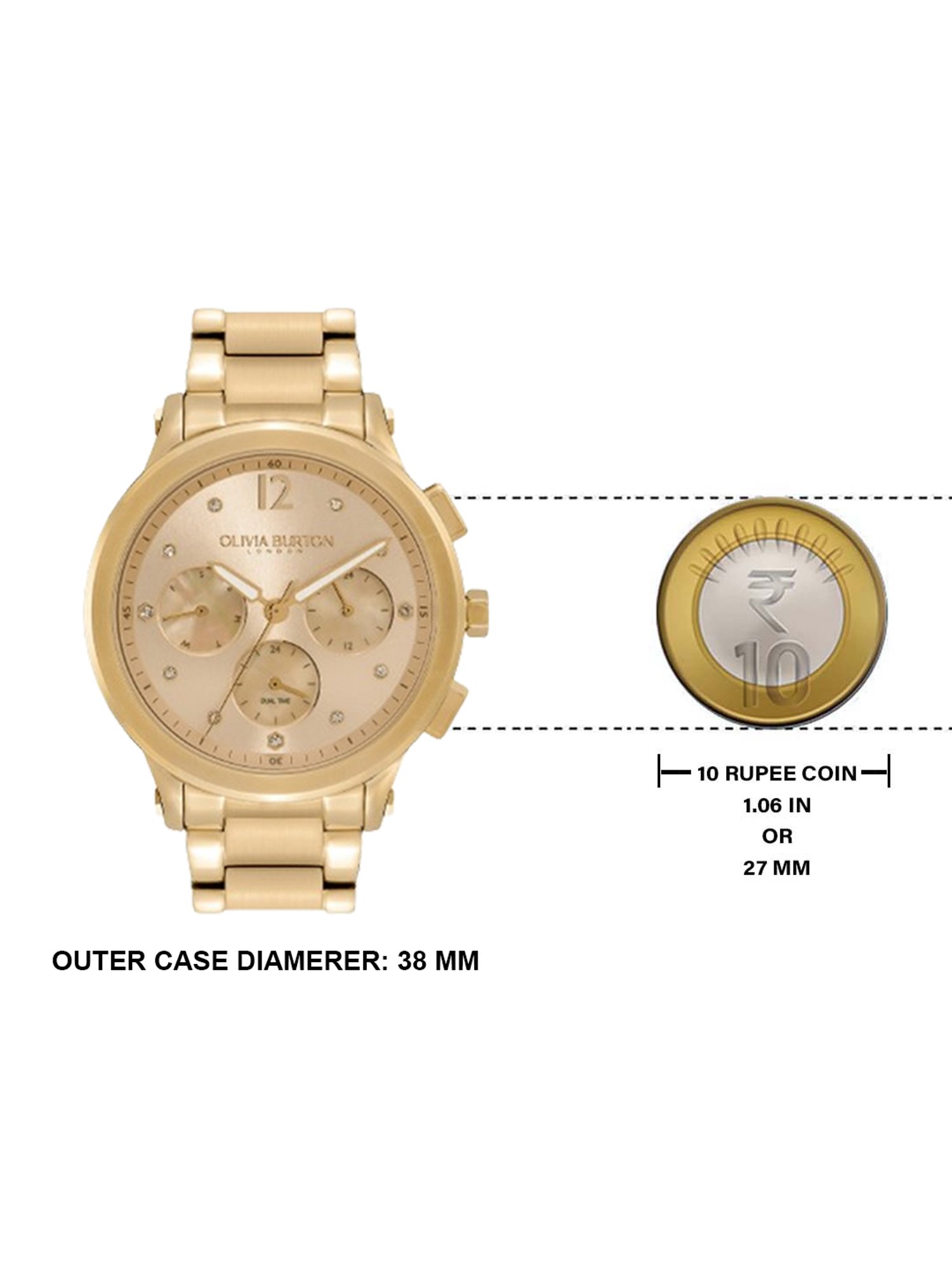 Olivia Burton 24000054 Multifunction Watch for Women