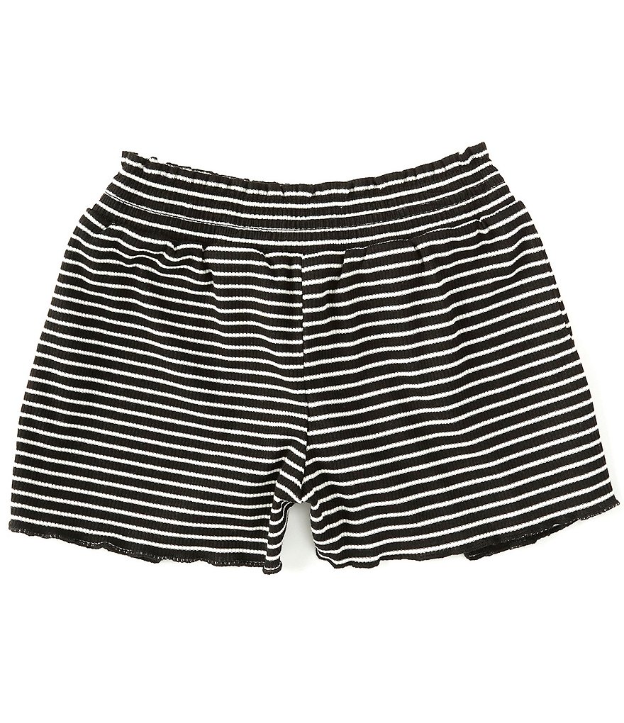 Hippie Girl Little Girls 4-6X Roll-Cuff Midi Denim Shorts