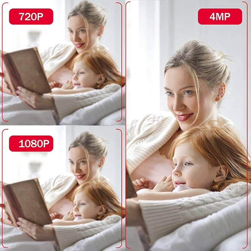 G4 2K4MP IP WiFi Camera for OutdoorIndoor Surveillance Human Detection MotionSound Detection Alerts66ft Night Vision IP66 Weatherproof Supports AlexaUpgradedWhite