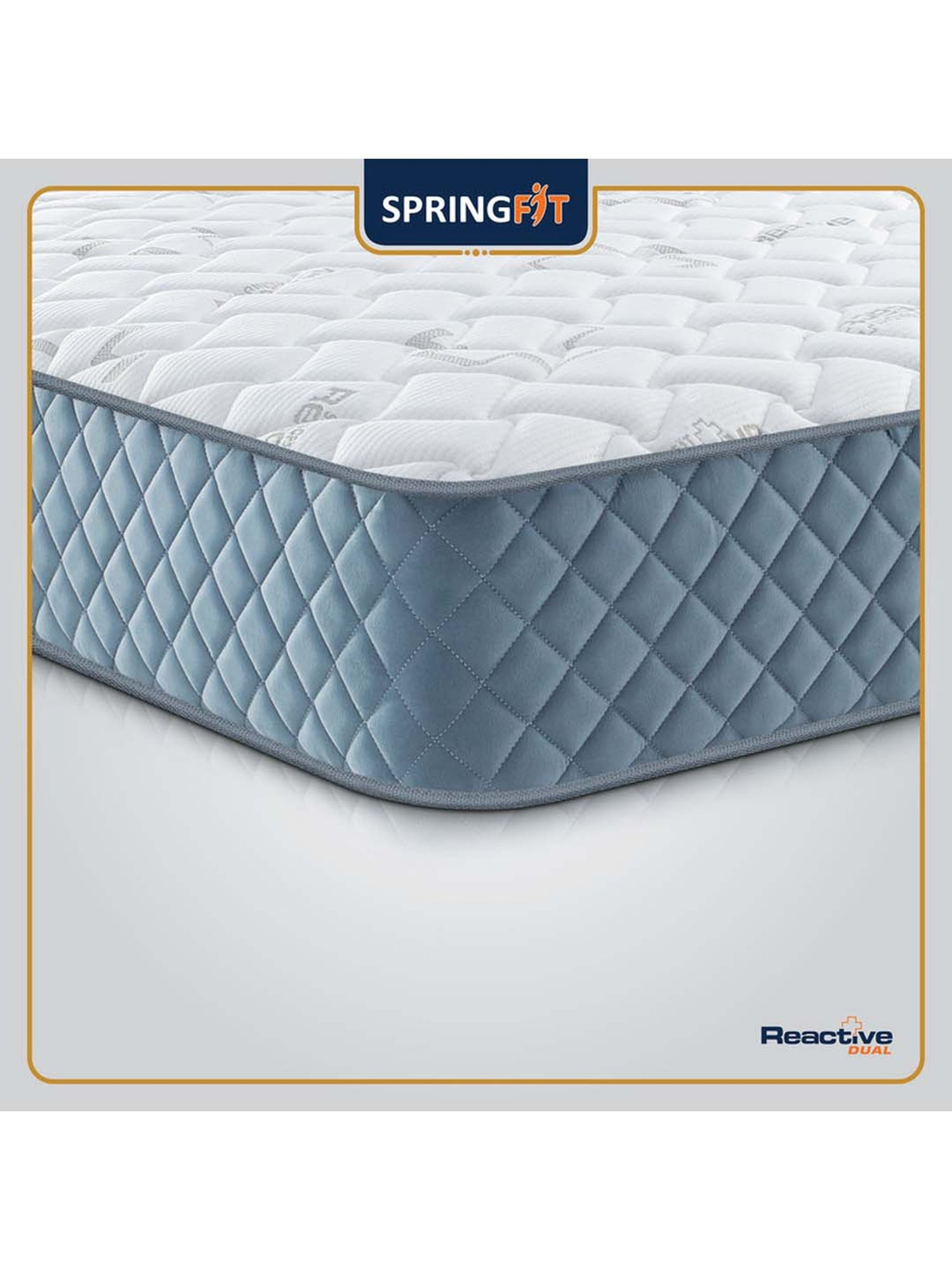 Duroflex Live-in Adapt Grey Foam New Gen Smart Design Flippable Adjustable Double Mattress