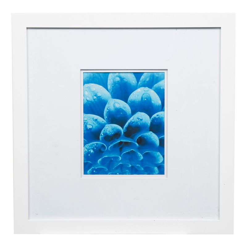 18" x 18" Wide Double Matted to 8" x 10" Frame White - Gallery Solutions