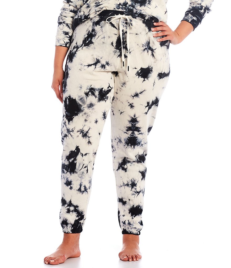 Kate Landry Plus Solid V-Neck Sleeve Midi Lounge Dress