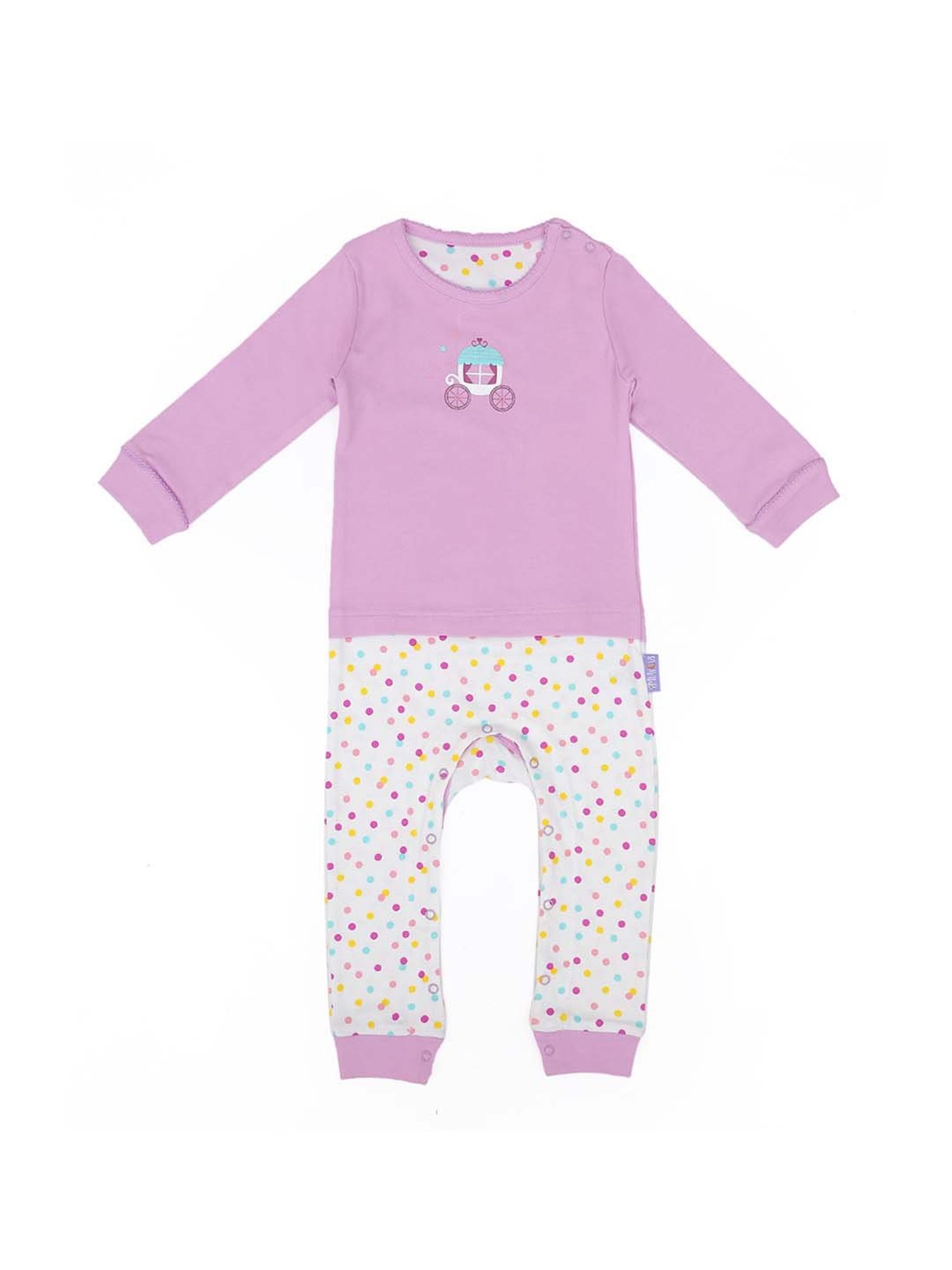 Berrytree Organic Kids Black Cotton Animals Print Rompers