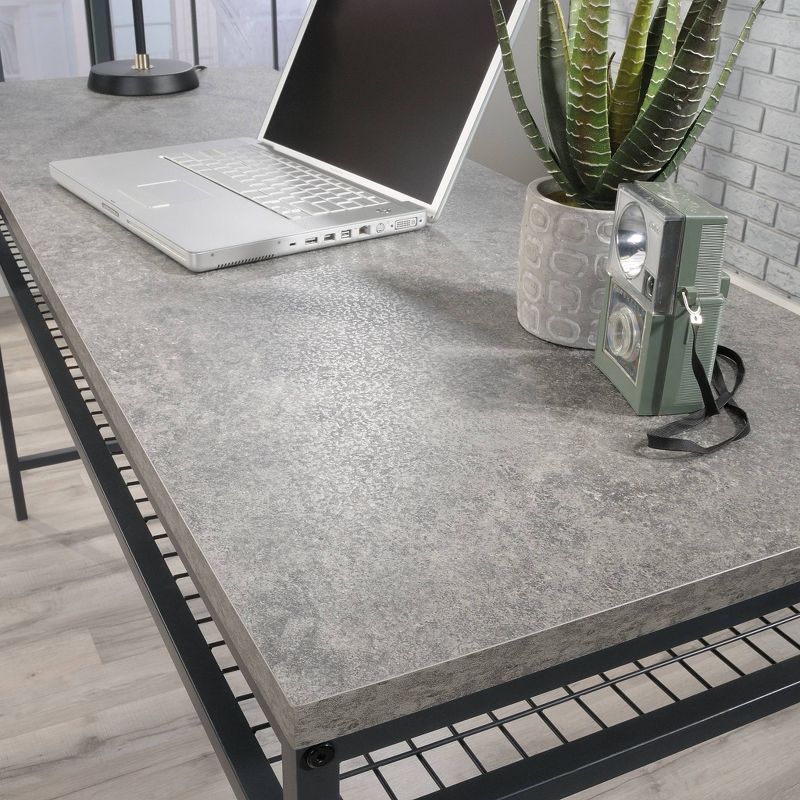 Market Commons L Desk Walnut - Sauder