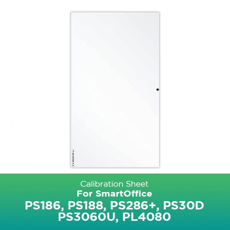 Plustek Calibration Control Sheet - for ePhoto Z300 Scanner only