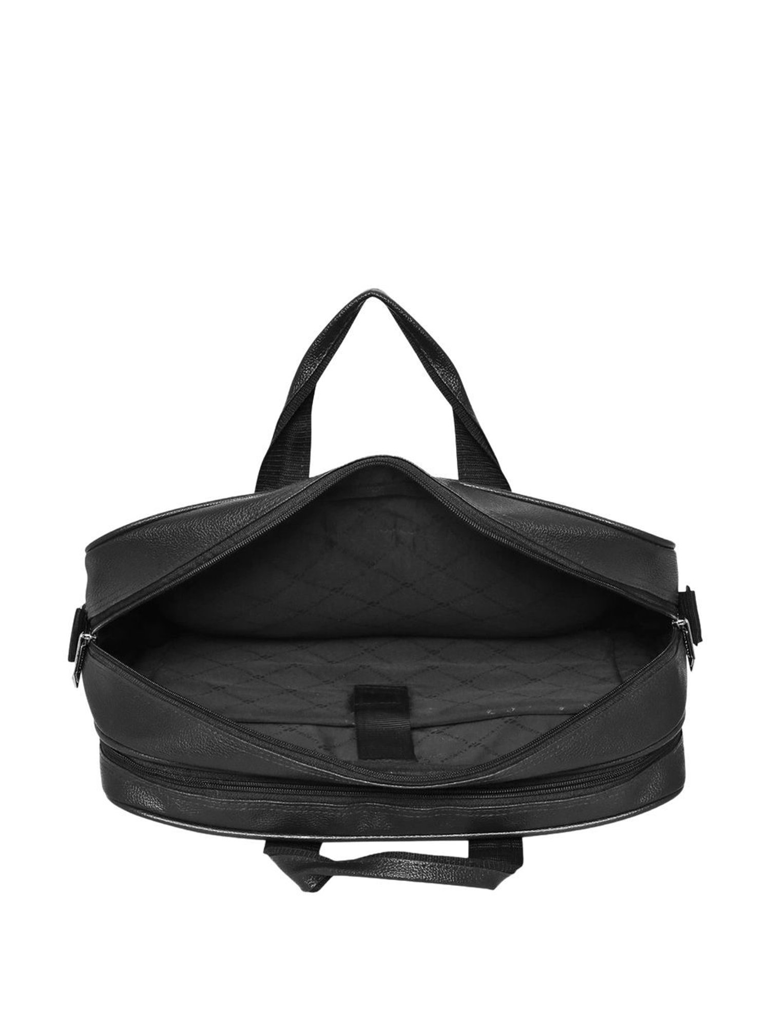 Priority Black Synthetic Large Messenger Bag