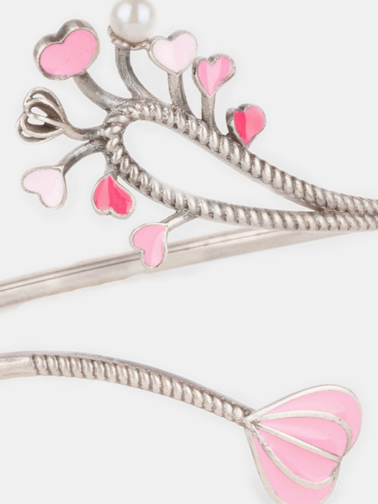 Shaya 92.5 Sterling Silver For the Love of Creative Pursuits Heart Bracelet for Women