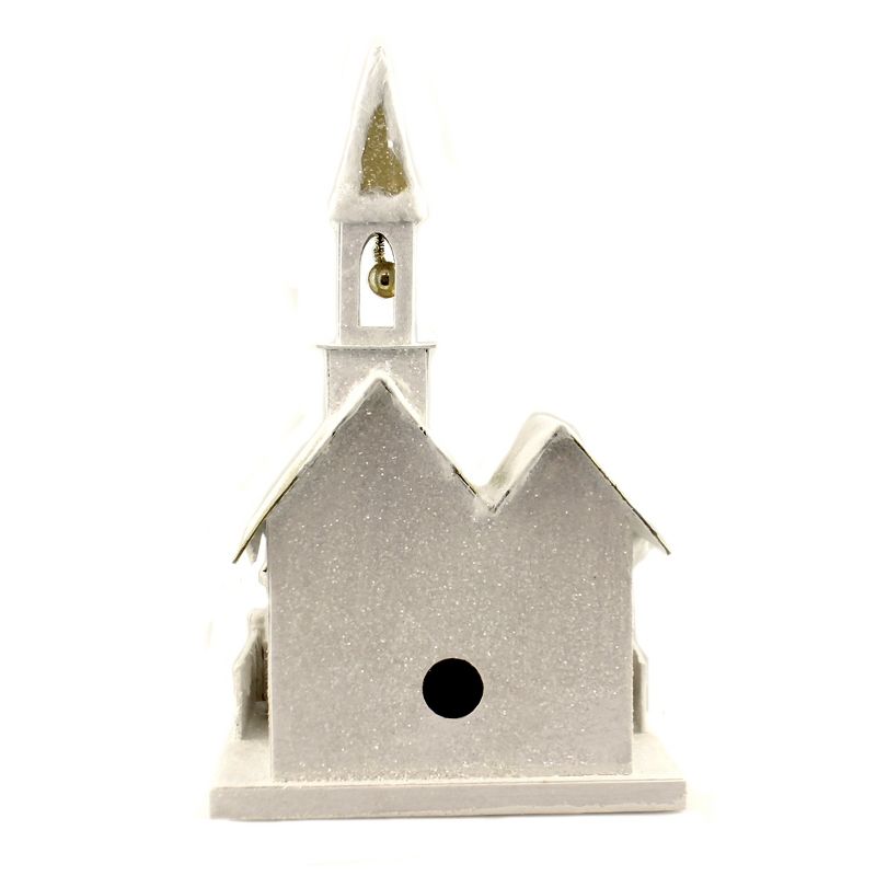 Christmas 16.0" Peaceful Church Lowe Putz House Glitter  -  Decorative Figurines