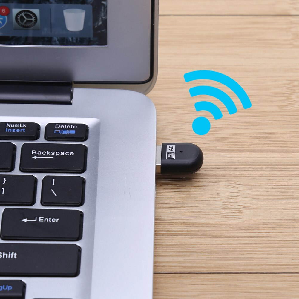1 pcs ALLOYSEEDMini Network Card 5Ghz 433Mbps or 2.4GHz 150Mbps USB Wifi for Mac OS 10.4~10.10