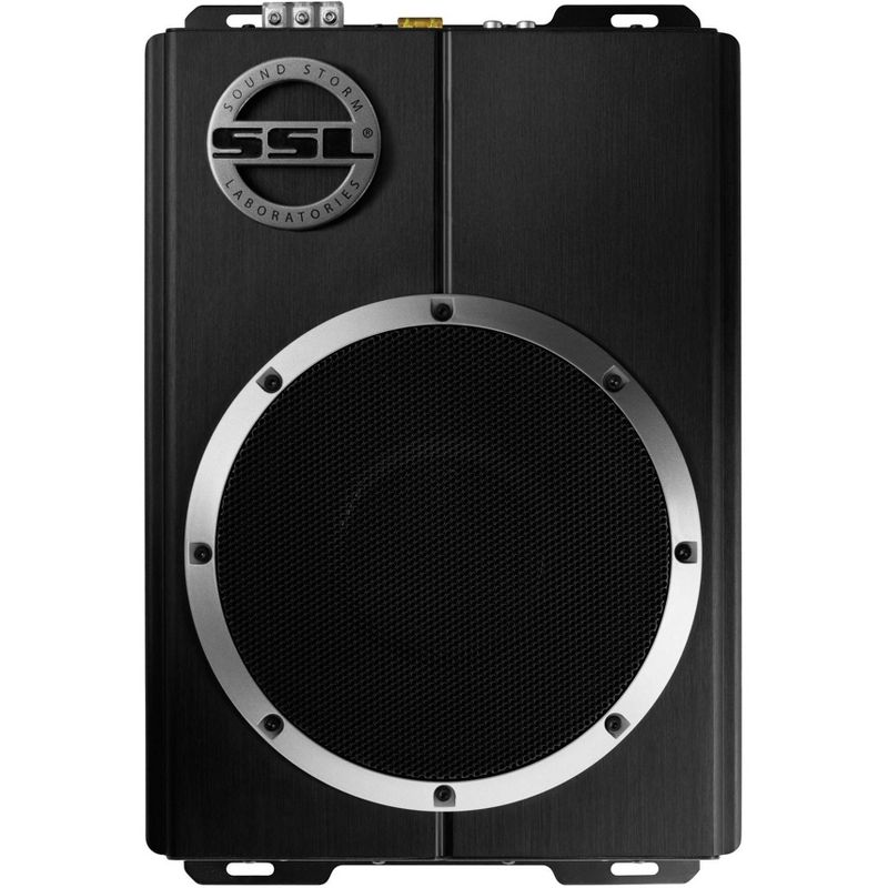 SoundStorm LOPRO10 10" 1200W Car Audio Slim Under Seat Powered Subwoofer Sub