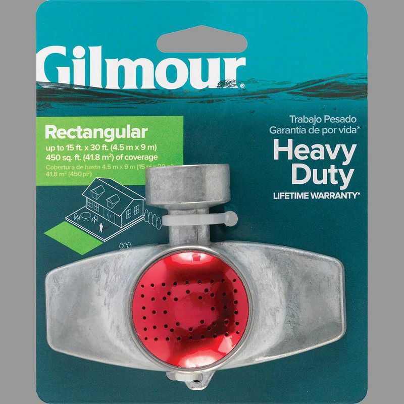 Gilmour 60 Spot Rectangular Sprinkler Red