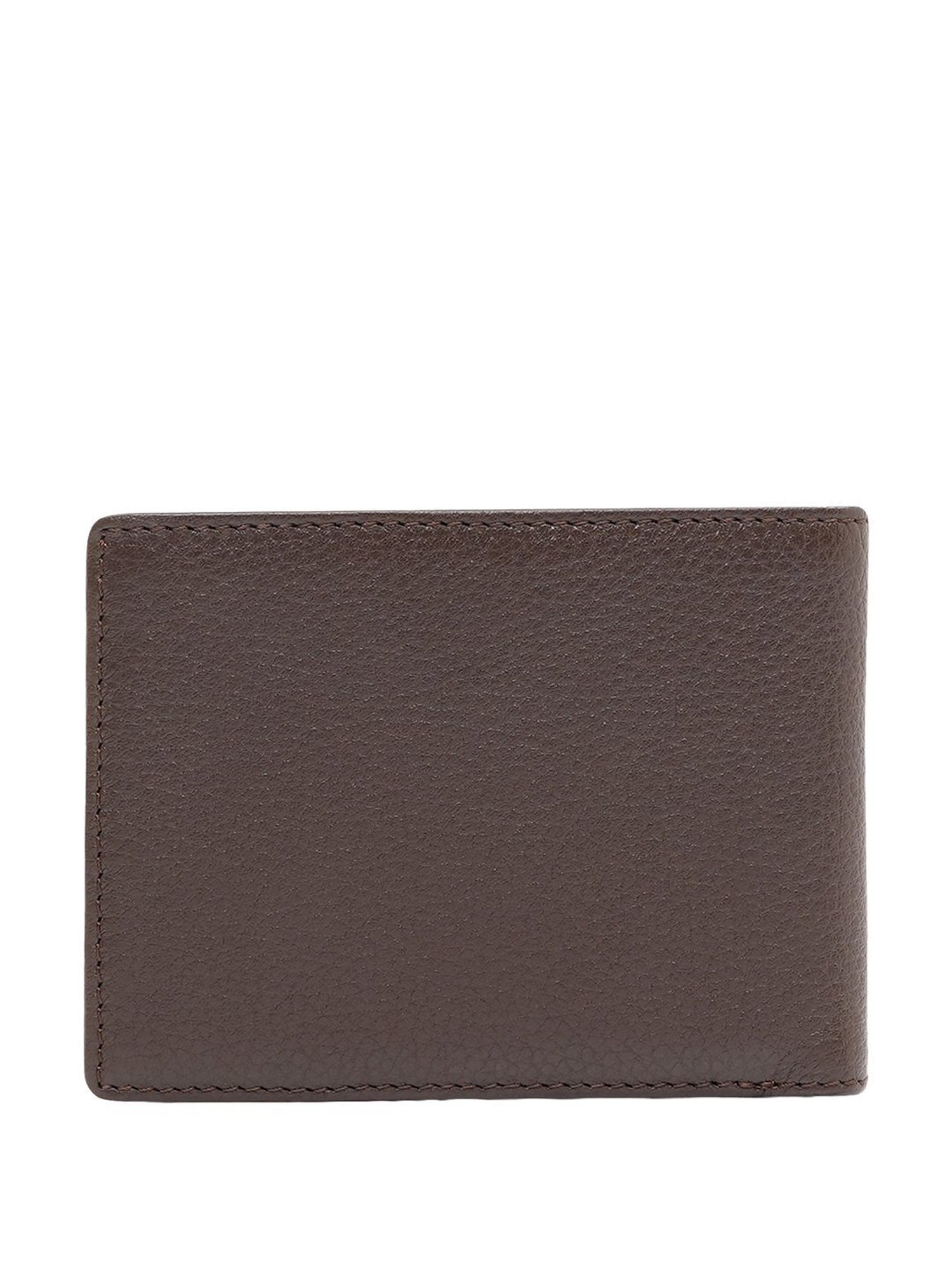 THE HOLISTIK Revival Black & Maroon Casual Leather Bi-Fold Wallet for Men