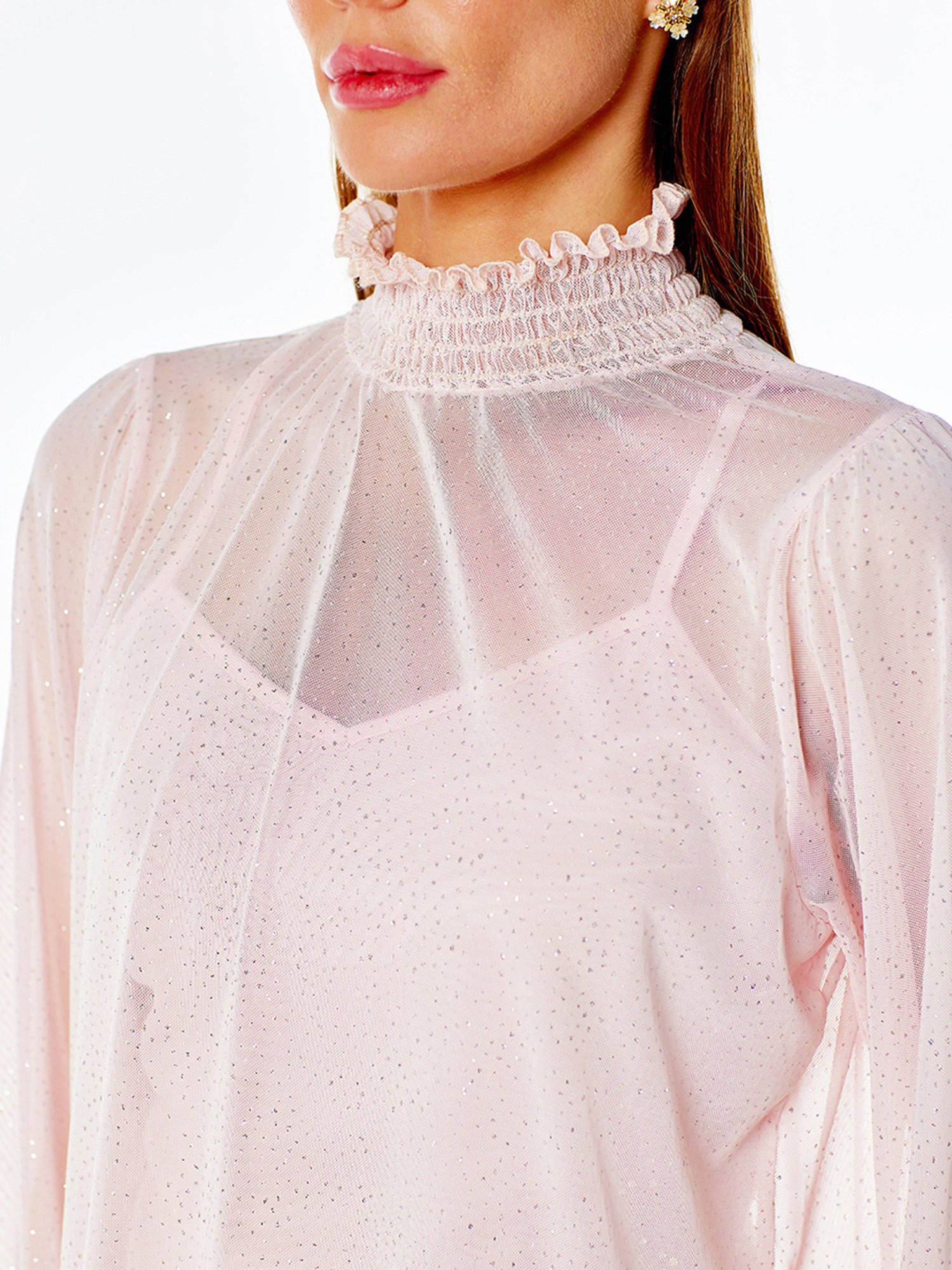 Cover Story Pink Textured Top