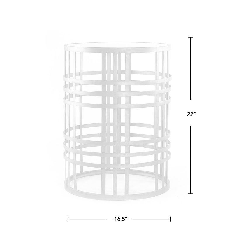 Woven Brass Side Table Brass - FirsTime