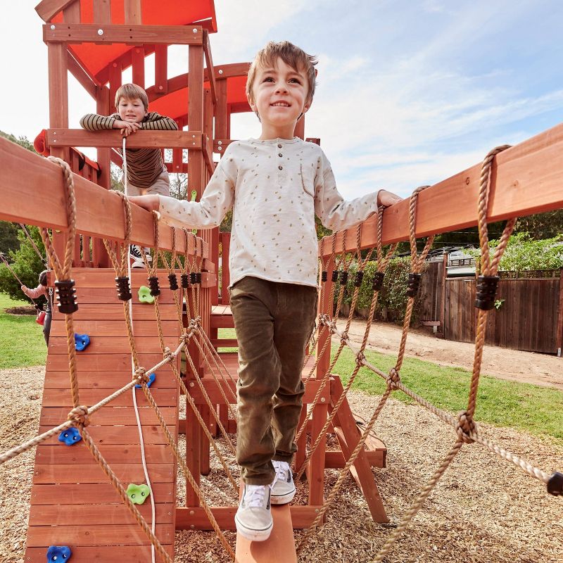 Little Tikes Real Wood Adventures Bobcat Ridge Outdoor Playset