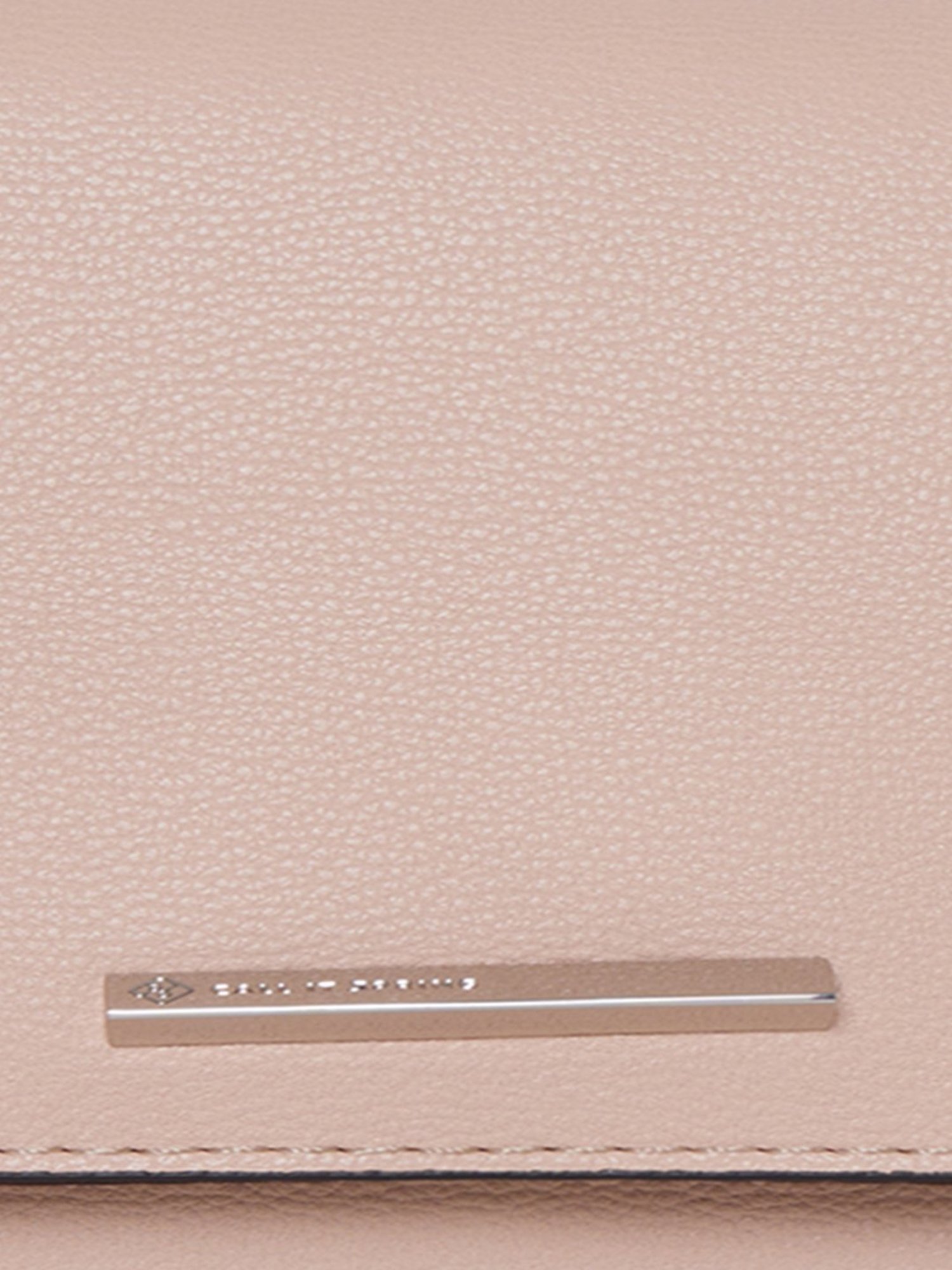 Call It Spring CLOVER530 Pink Solid Medium Satchel Handbag