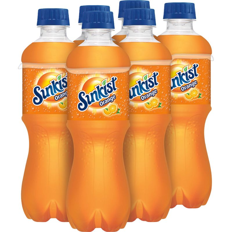 Sunkist Orange Soda - 6pk/0.5 L Bottles