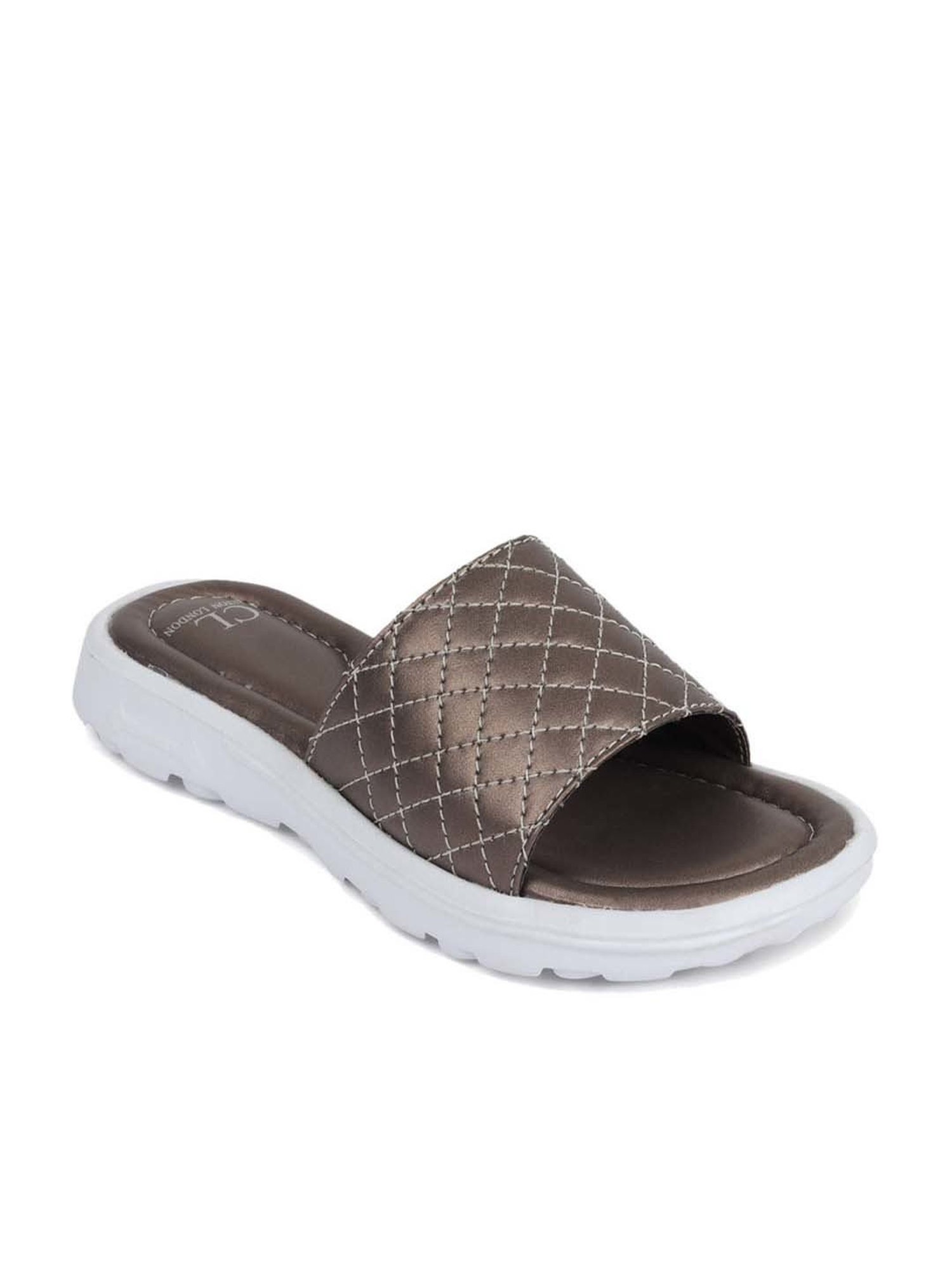 Carlton London Women's Copper Slides
