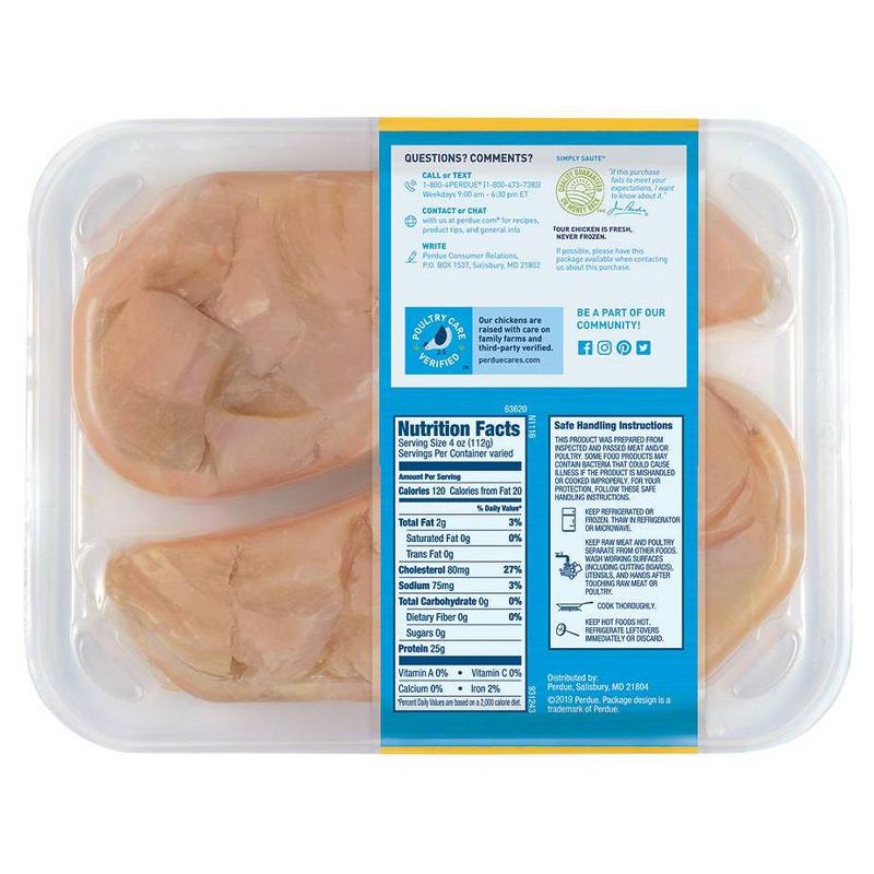 Perdue Diced Chicken Breast - 0.8-1.6 lbs - price per lb