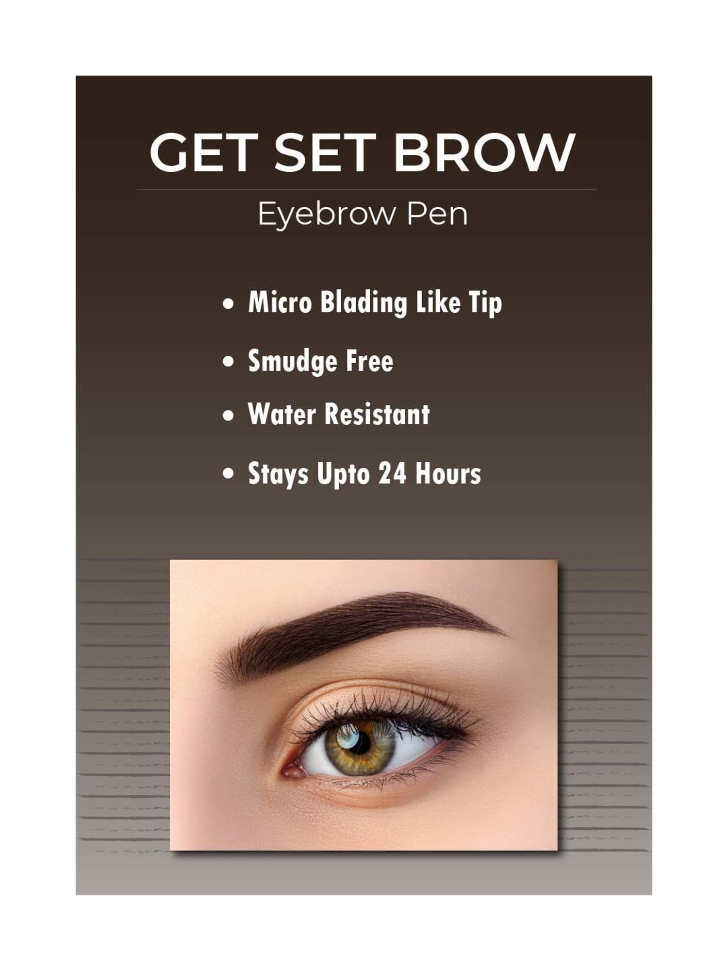 Barry M Brow Wow Pencil & Brush Light-Medium - 1.2 gm