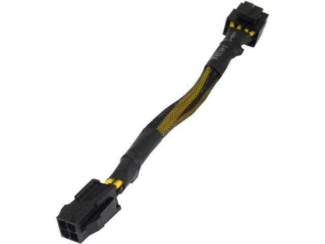 1ST PC CORP. CB-4MP4-8F 6.1 in. 8-pin EPS female cable adapter from P4 ATX 4-pin male Cable