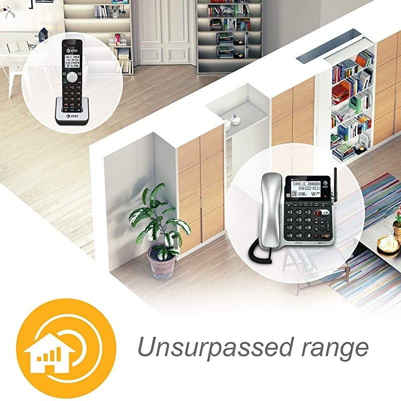 2 Handset Corded/Cordless Answering System with Caller ID/Call Waiting (CL84202)