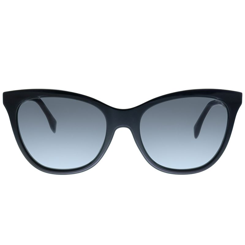 Fendi FF 0200 807 HD Womens Cat-Eye Sunglasses Black 55mm