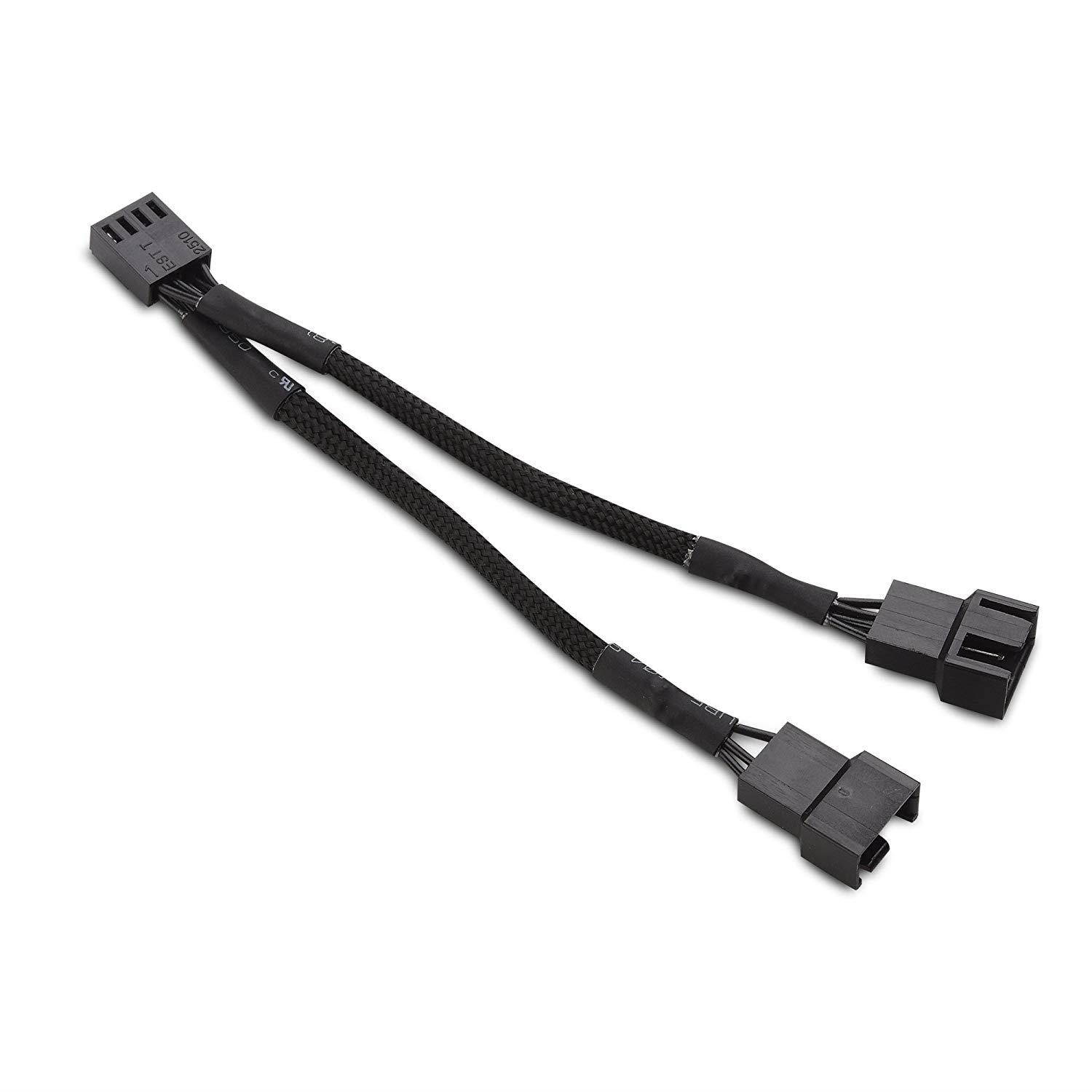 Cable Matters (2-Pack) PWM 2-Fan Splitter Cable - 4 Inches
