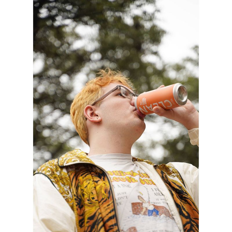 Clean Cause Sparkling Yerba Mate Peach - 16 fl oz Can