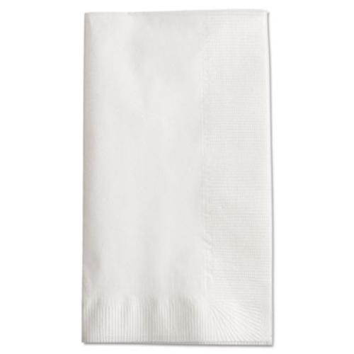 Scott 1/8-Fold Dinner Napkins, 2-Ply, 17W X 14 5/8D, White, 3000/Carto