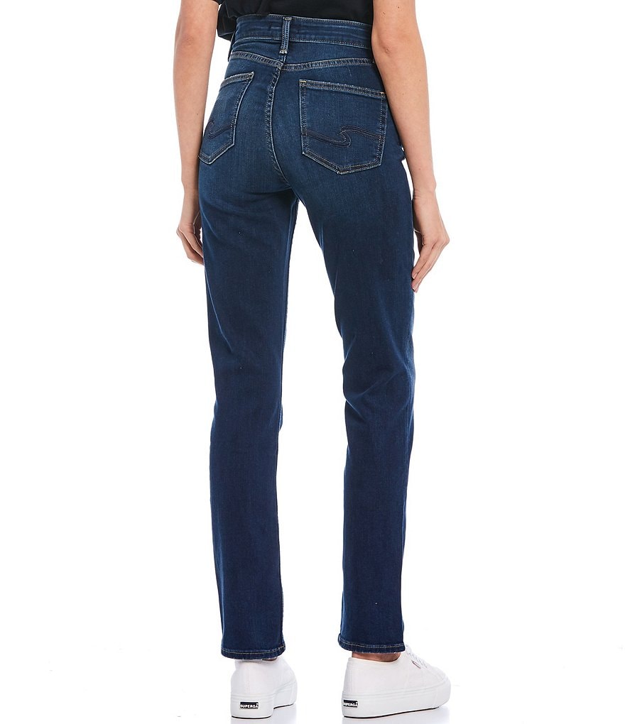 Celebrity Pink Shadow Knee Mid Rise Straight Jeans