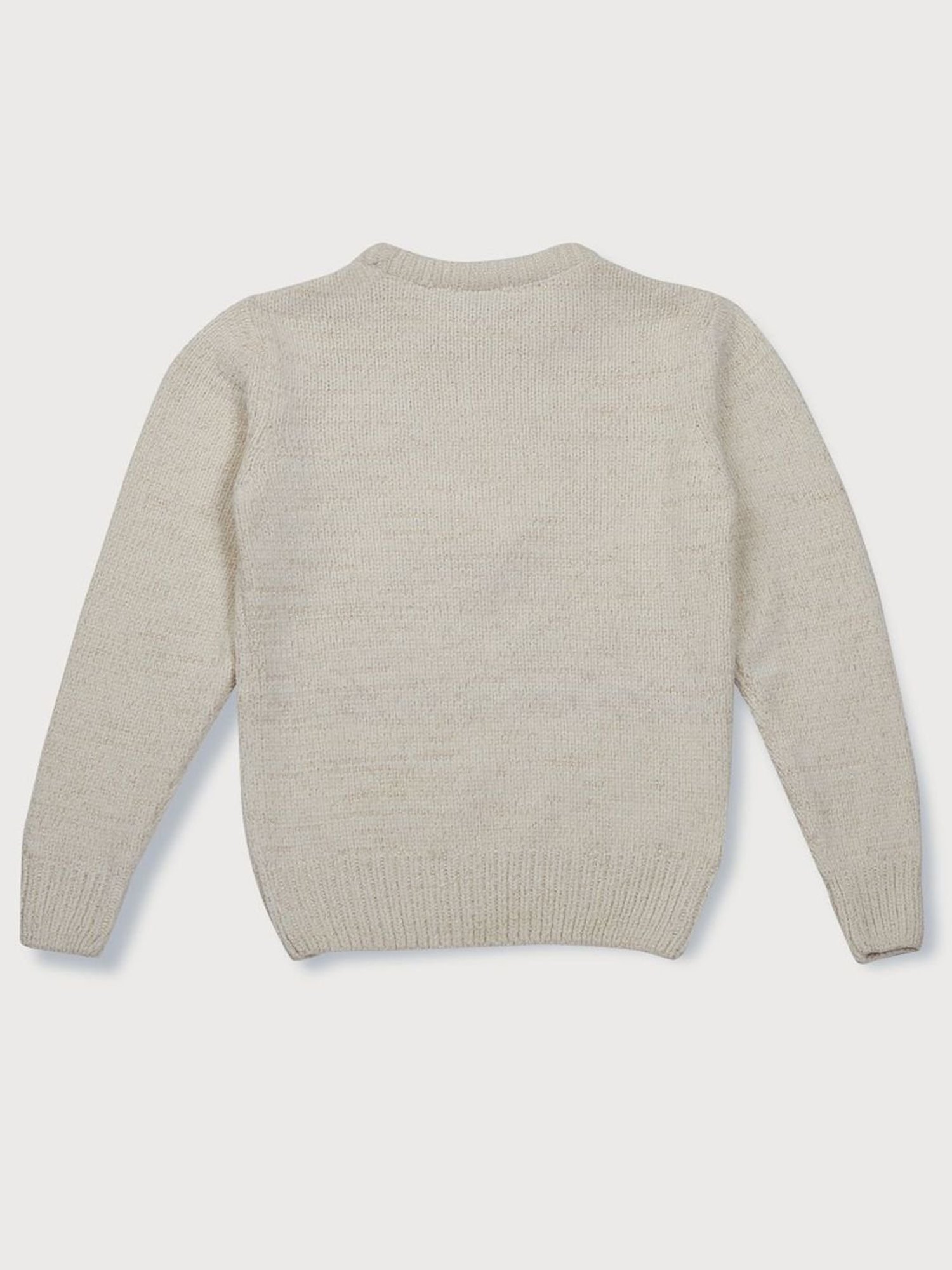 Elle Kids Black Solid Full Sleeves Sweater