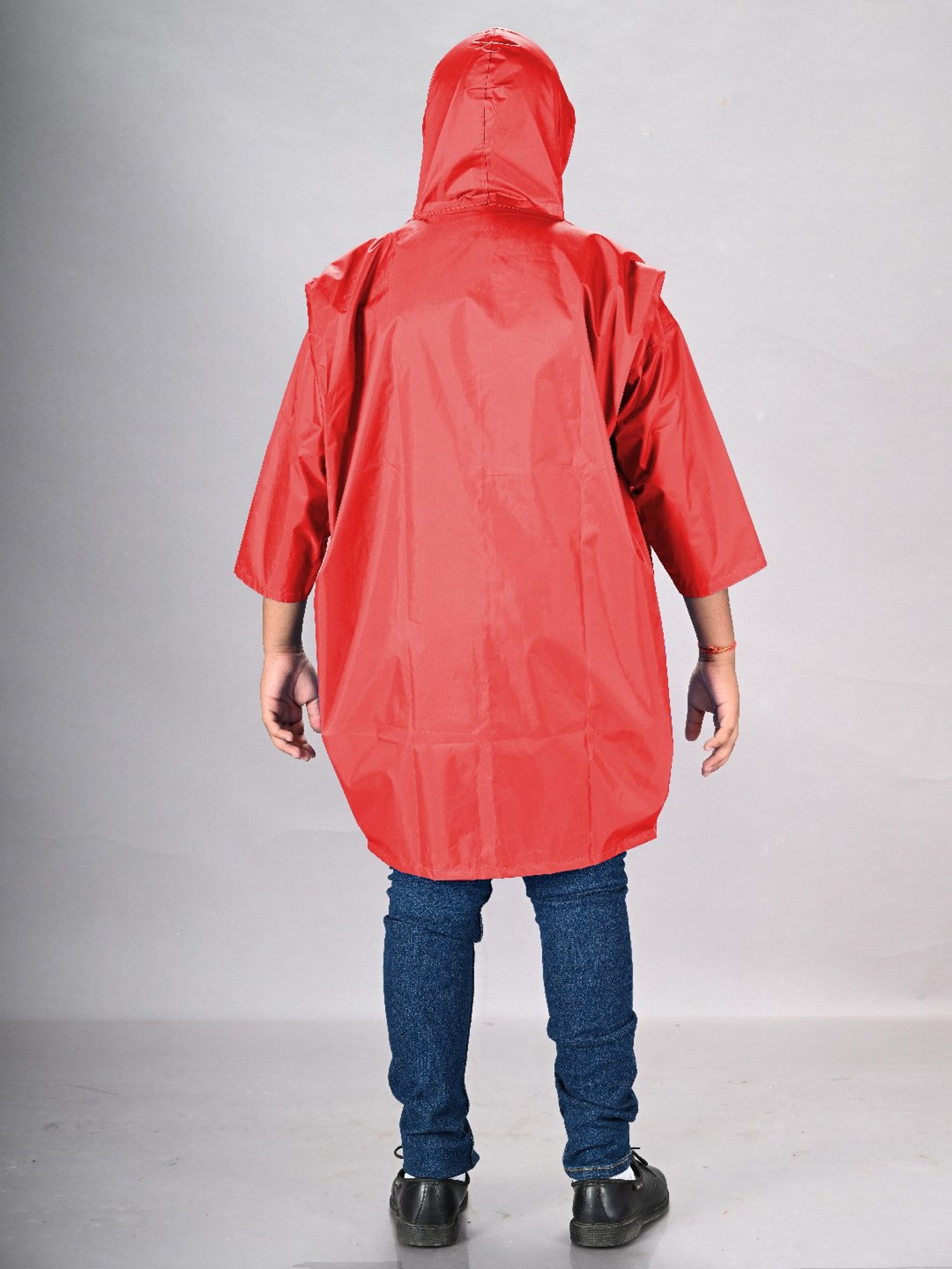 Little Surprise Box Kids Yellow Printed Full Sleeves Raincoat