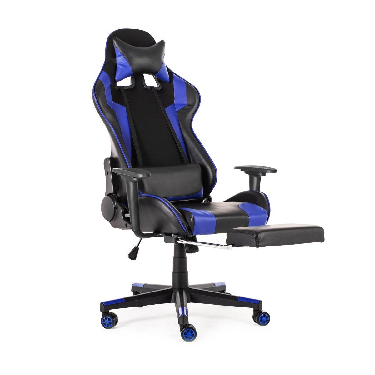 Computer Office Chair  Gaming Chair Home  with Footrest Swivel Lifting Lying Ergonomic Office Gamer Chair Racing Chair for Adult Reclining Adjustable  Leather Chair High Back Desk Chair Headrest