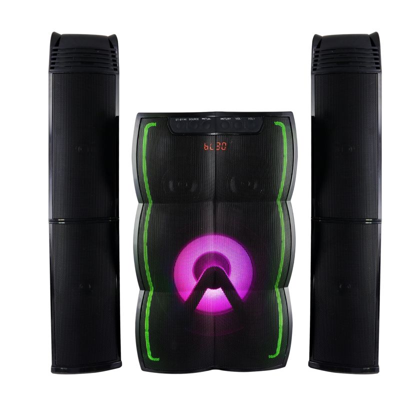 beFree Sound 4.1 Channel Multimedia Wired Speaker Shelf System