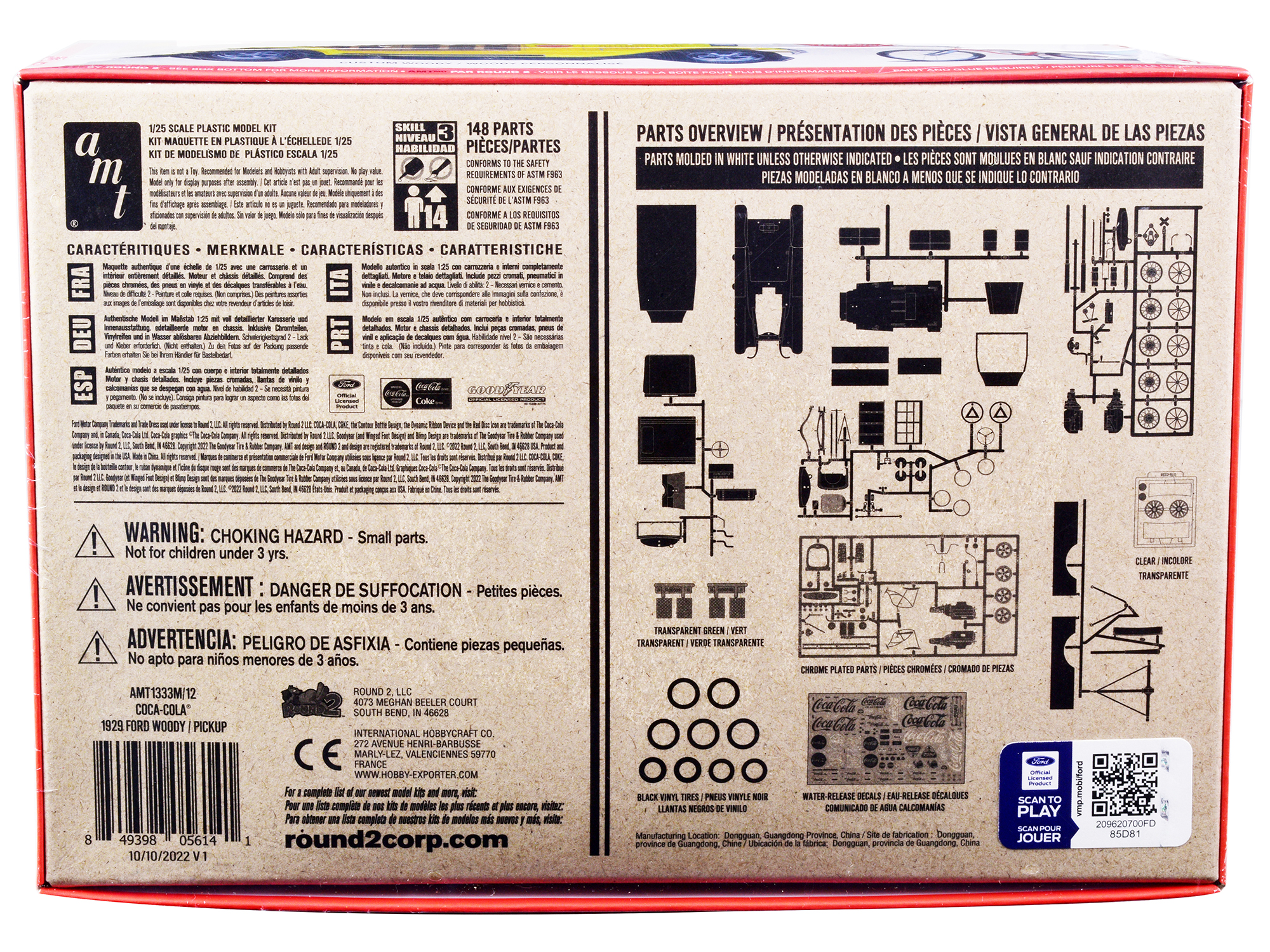 Skill 2 Model Kit 1978 Ford 4x4 Pickup Truck "Firestone Super Stones" 1/25 Scale Model by AMT