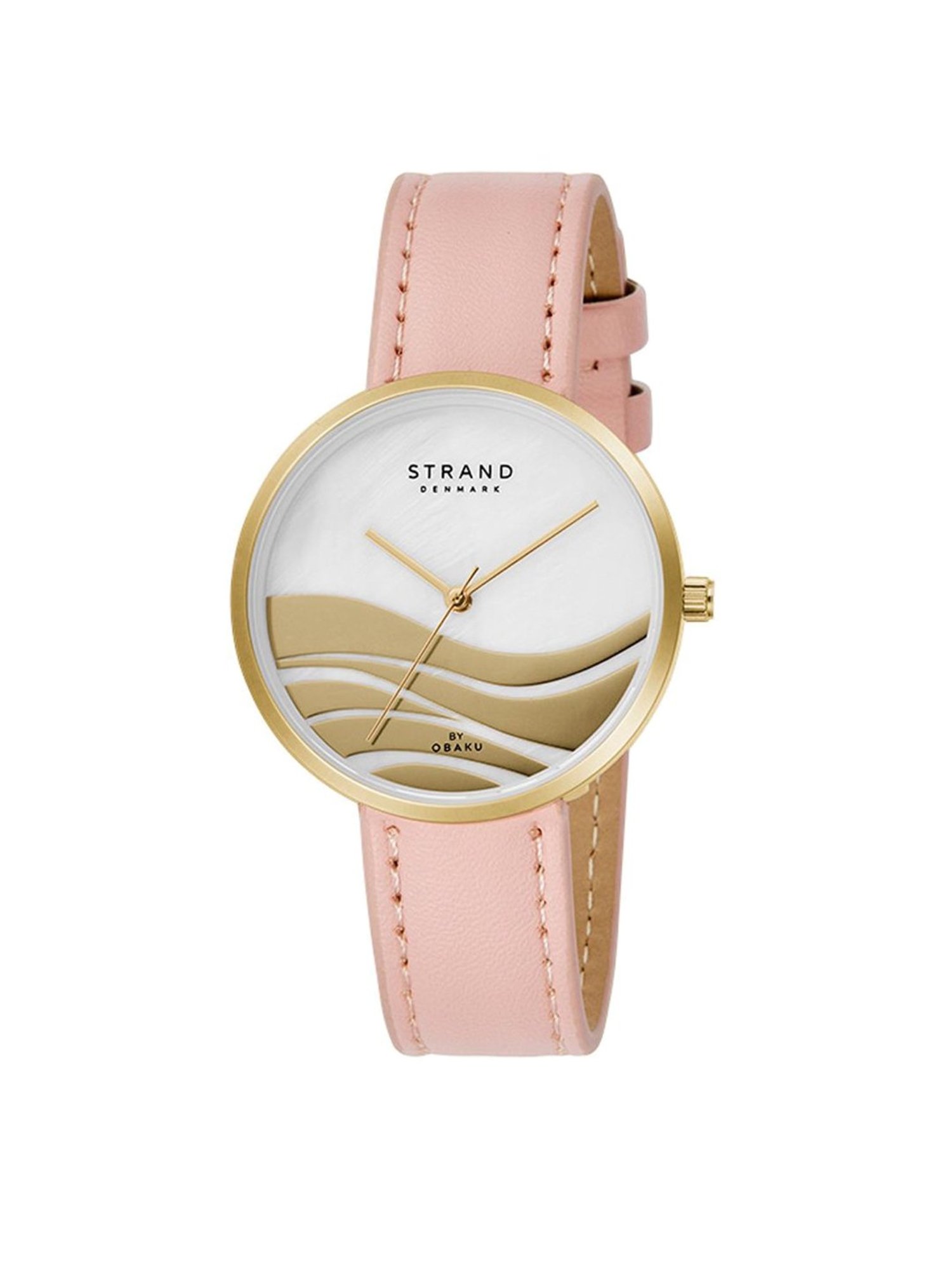 STRAND by Obaku S700LXGPRP-DW Wave Flamingo Analog Watch for Women