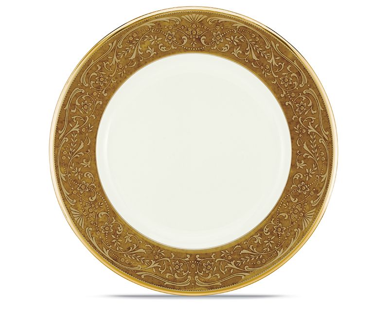 10 Strawberry Street Matte Wave Stoneware Salad Plates 8" White - Set of 6