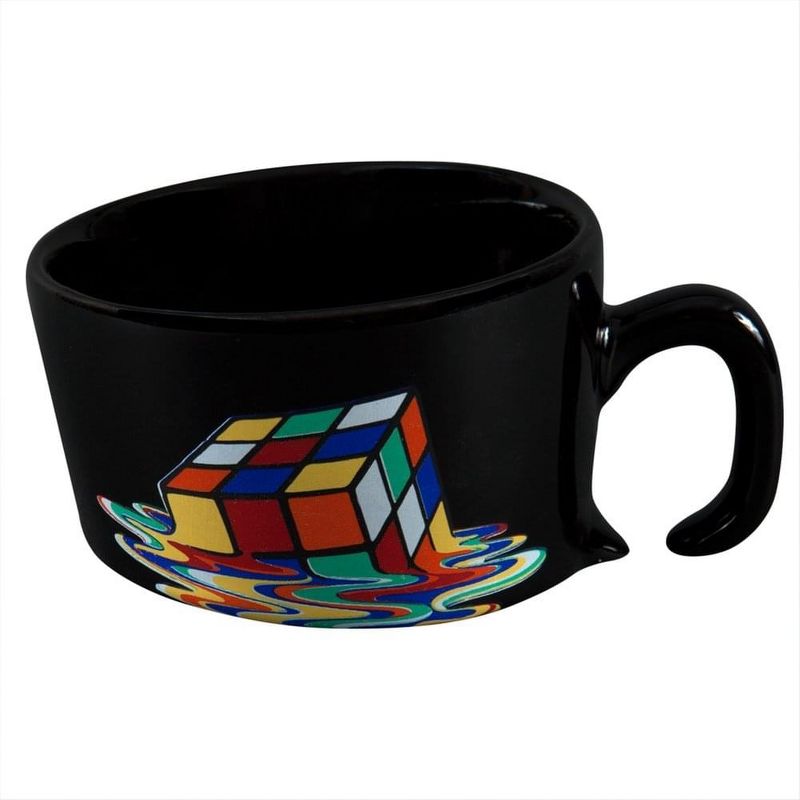 Funky People Rubik's Cube Melting Warped 8oz Ceramic Mug