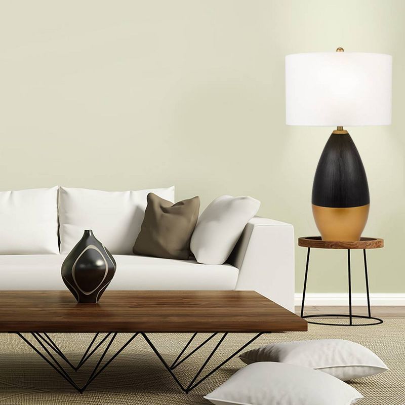 31" Tasha Table Lamp Black (Includes LED Light Bulb) - Cresswell Lighting