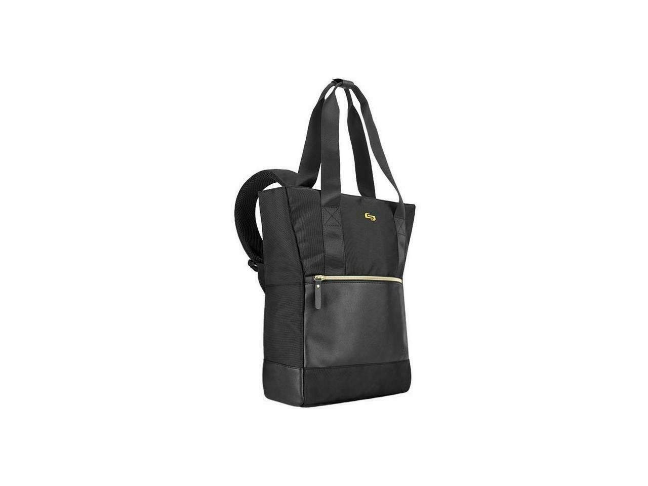 PARKER HYBRID TOTE BLACK NYLON/POLY FITS 15.6 LAPTOPS