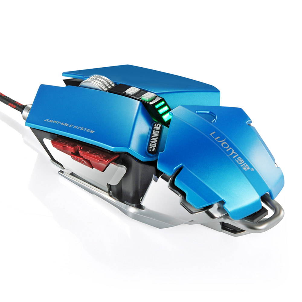 Funtech G50 Gaming Mouse Optical Mice 4000DPI/CPI 10D Buttons Mouse Gamer Professional Programmable RGB Breathing LED Wired Mouse